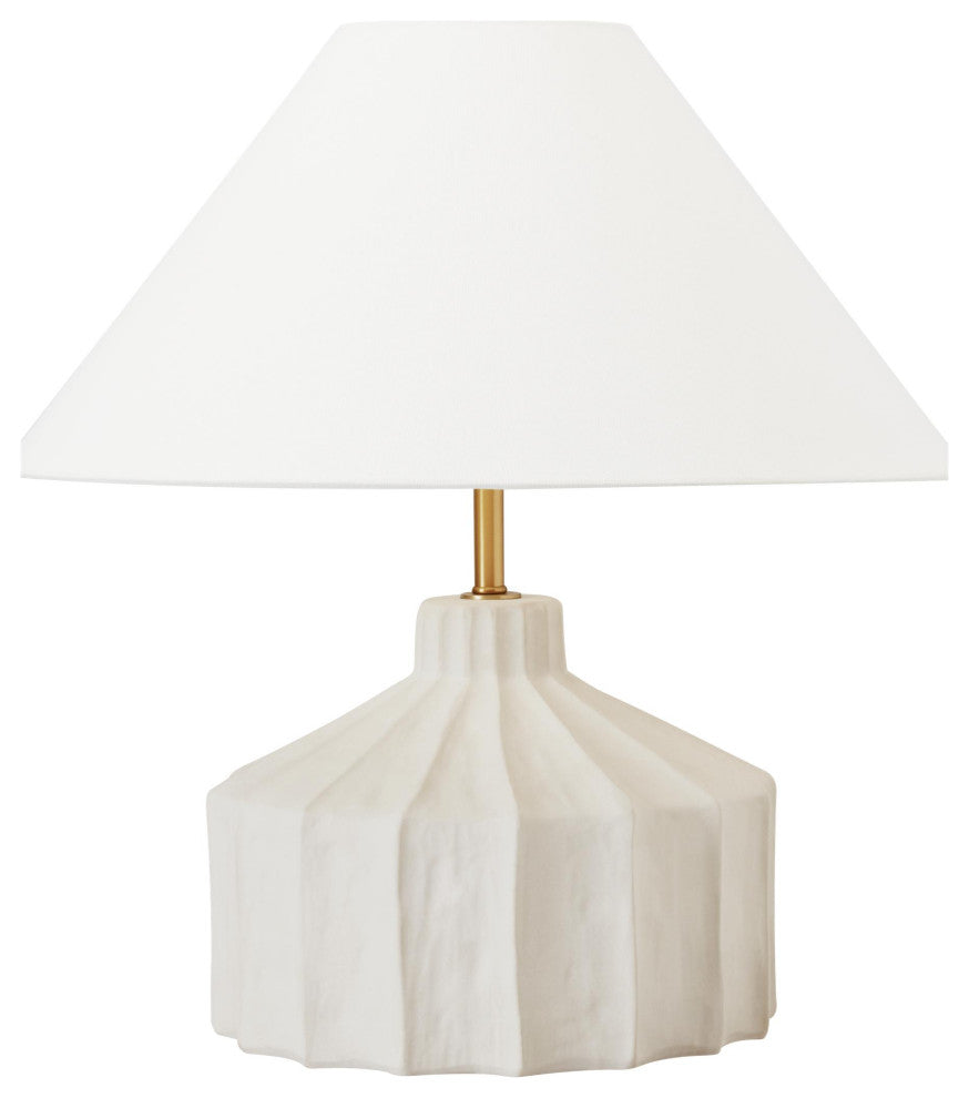 Veneto Medium Table Lamp, Matte Concrete