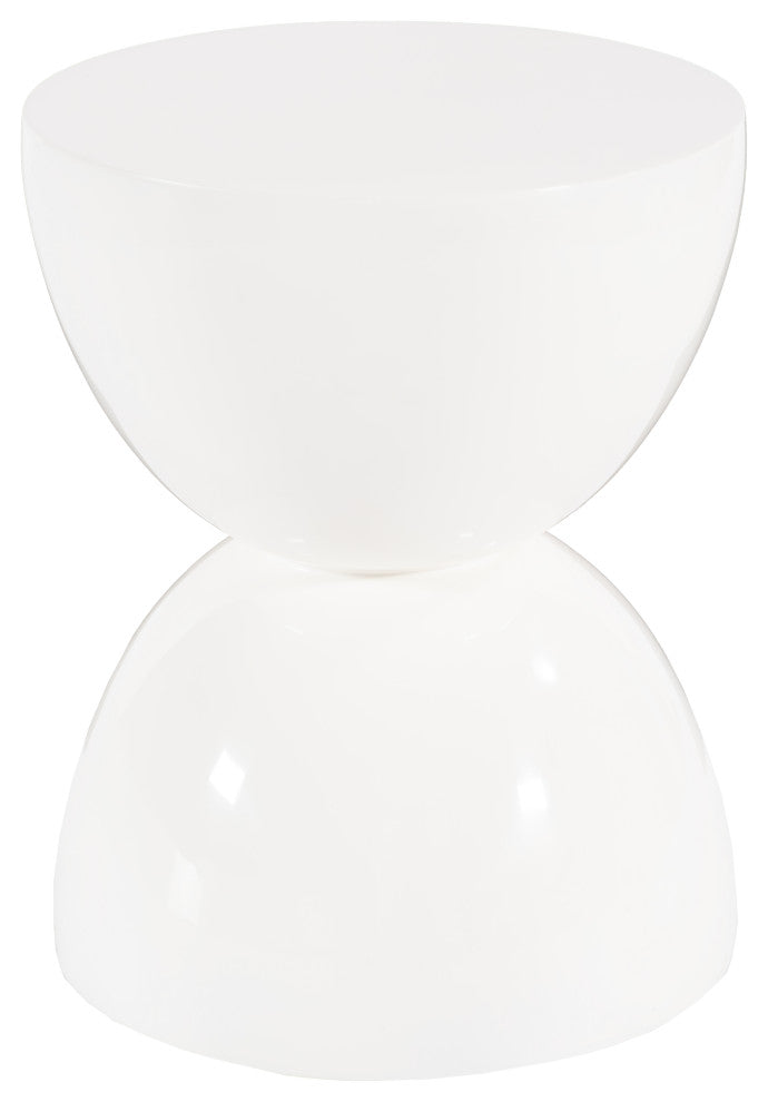 Totem Stool, White Gel Coat, Small