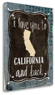 "California And Back" By Katie Doucette, Giclee Print on Gallery Wrap Canvas