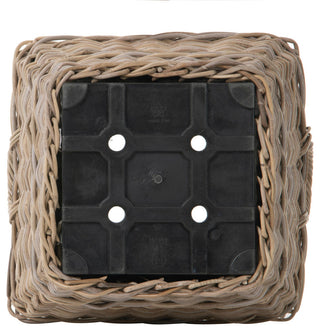 Rattan Kobo Square Planter Basket In&Outdoor, Large
