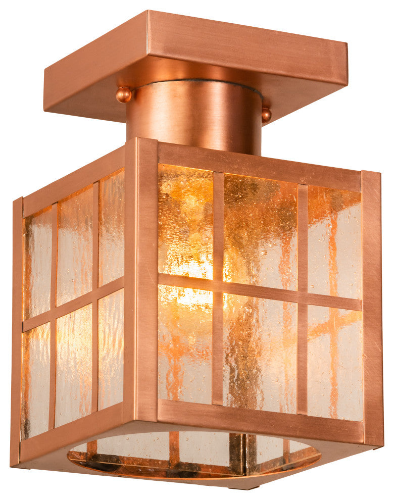 6 Square Hudson Welcome Lantern Flushmount