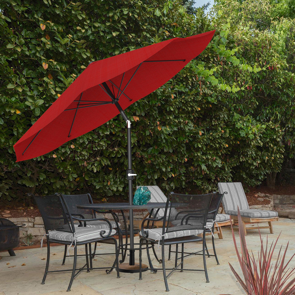 Pure Garden Heavy Duty Resin and Cement 34 lb Outdoor Umbrella Base, Bronze