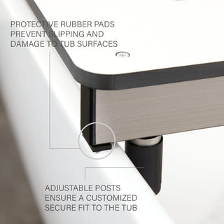 27"x15.5" Bridgeport Removable Tub Seat