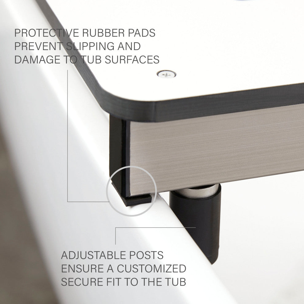 27"x15.5" Bridgeport Removable Tub Seat