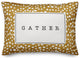 Gather Yellow and White Dalmatian 14x20 Indoor/Outdoor Pillow