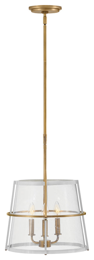Hinkley Tournon Medium Pendant, Heritage Brass