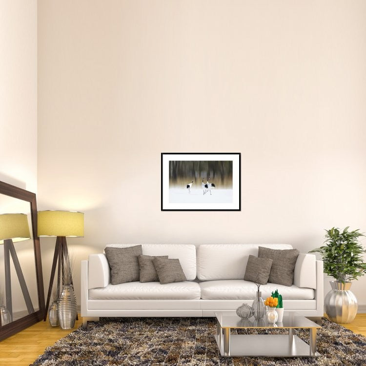 "Sing A Song Of Love" Framed Digital Print by Ikuo Iga, 38"x28"