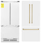 ZLINE Refrigerator With Internal Water, White Matte RBIV-WM-36-CB