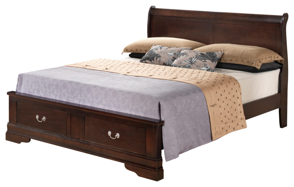 Jamestown Storage Bed, Cappuccino, Full