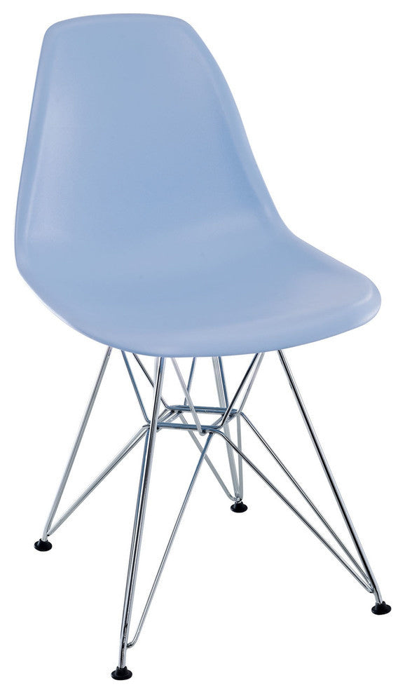 Modern Contemporary Kitchen Dining Side Chair Blue