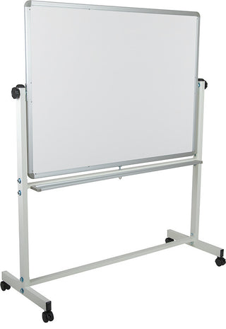 Hercules Series Double-Sided Mobile White Board Stand, 53"x62.5"