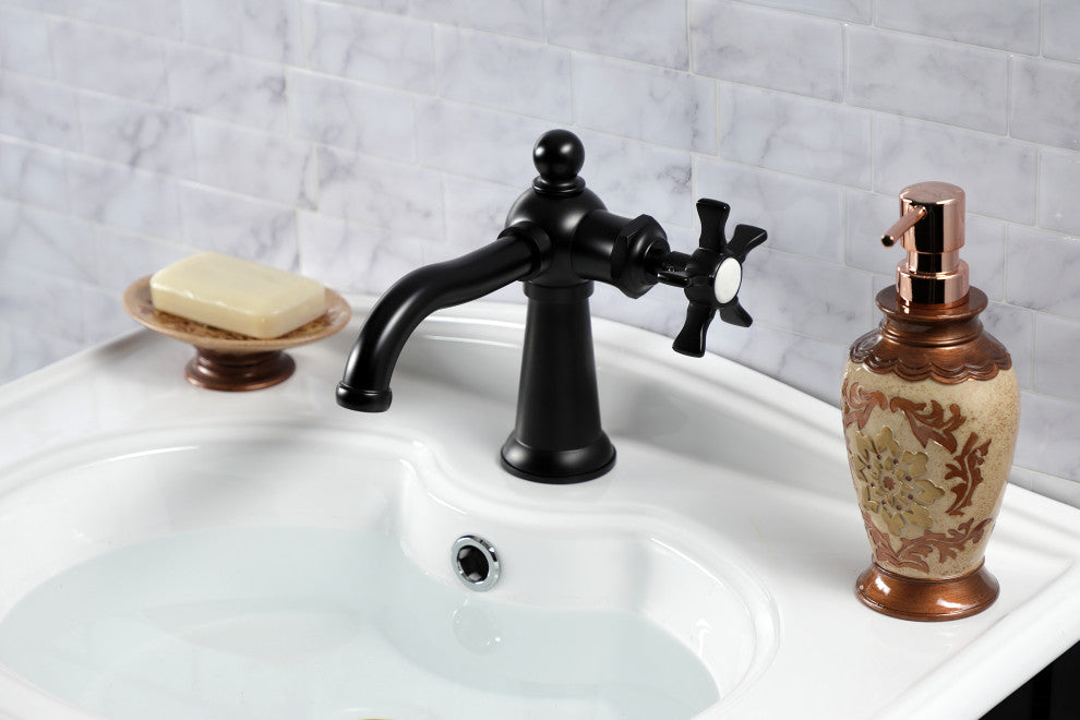 Kingston Brass KS3540NX Single-Handle Bathroom Faucet, Push Pop-Up