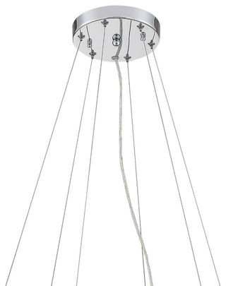 Crystorama Lighting Group HUD-A2219 Hudson 9 Light 22"W Pendant - Polished