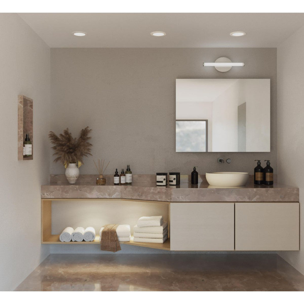 Semblance Collection 24" Brushed Nickel 3CCT Integrated LED Vanity Light