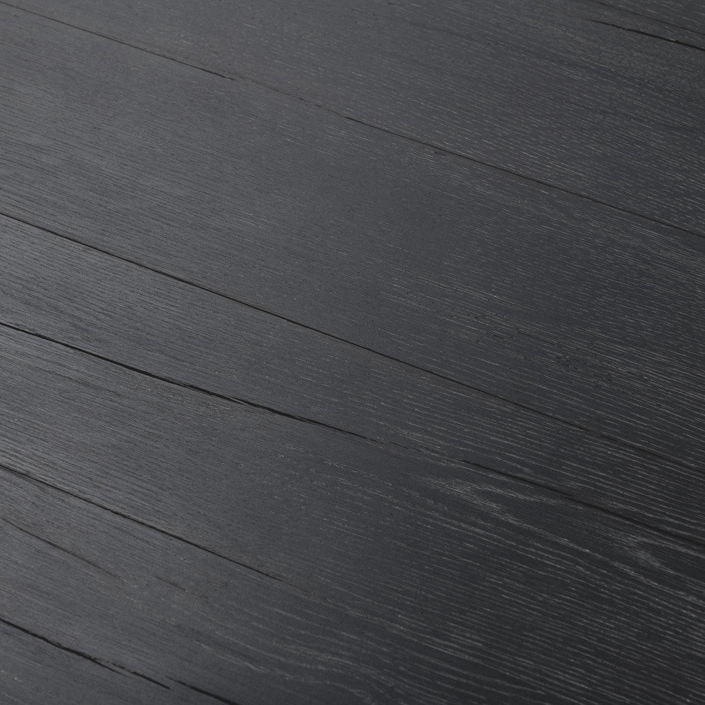 Bristol Cracked Oak Coffee Table, by Kosas Home, Meadow Black