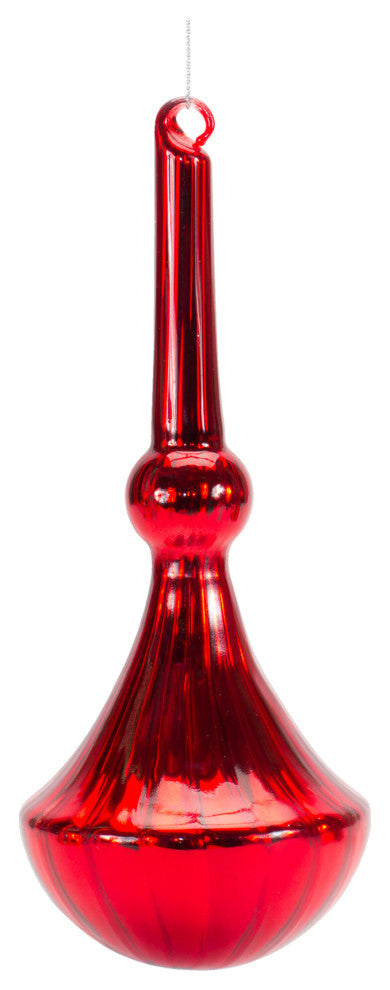 Glass Drop Ornament, 6-Piece Set