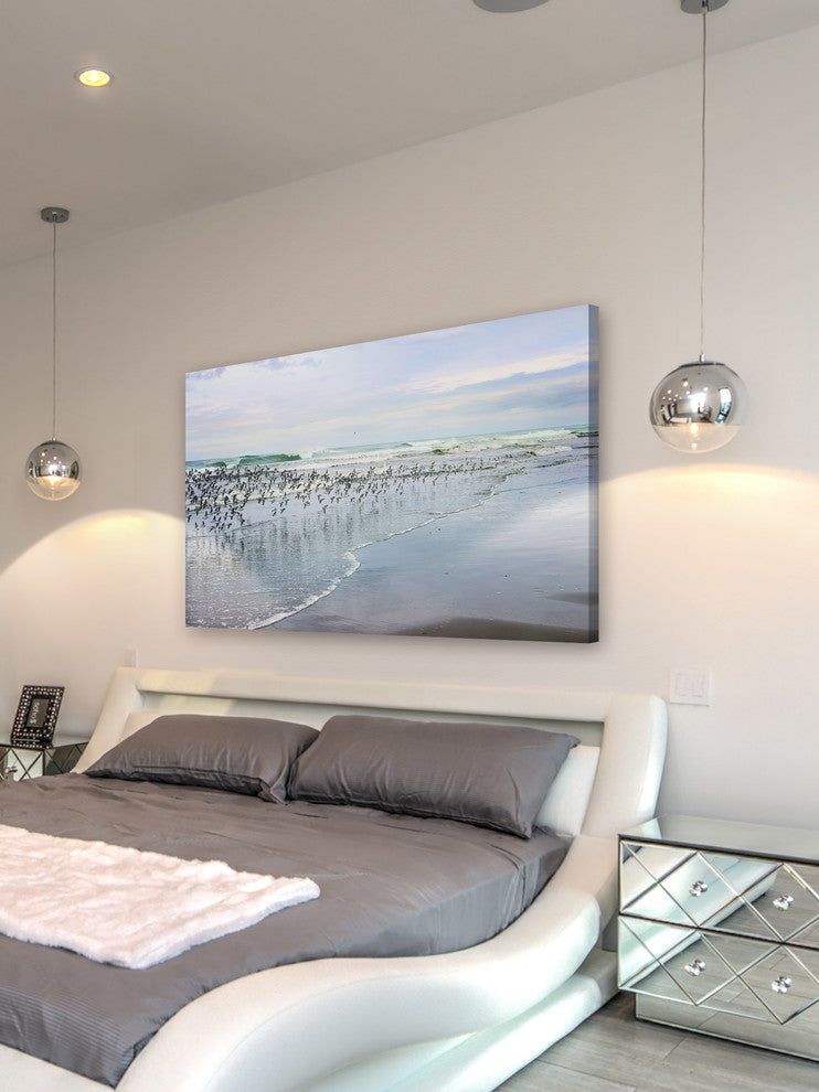 "Sea Birds" Painting Print on Wrapped Canvas