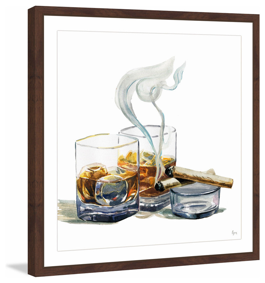 "The Weekend" Framed Painting Print, 32"x32"