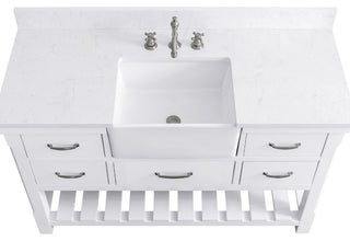 Wesley 54" Bathroom Vanity, White