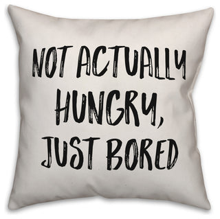 Not Actually Hungry, Throw Pillow, 16"x16"