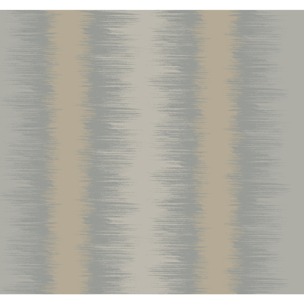 Dark Gray Quill Stripe Wallpaper