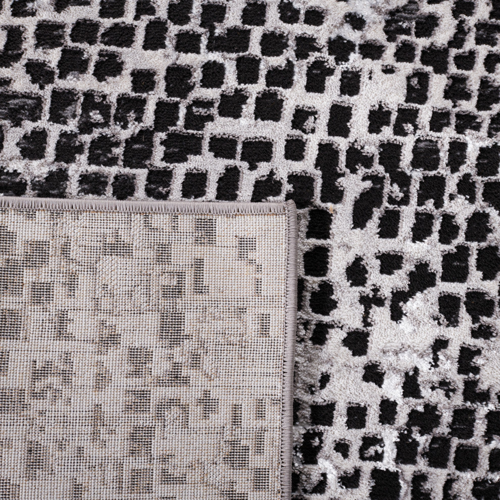 Safavieh Amelia Collection, ALA254 Rug, Charcoal/Grey, 6'7" Square