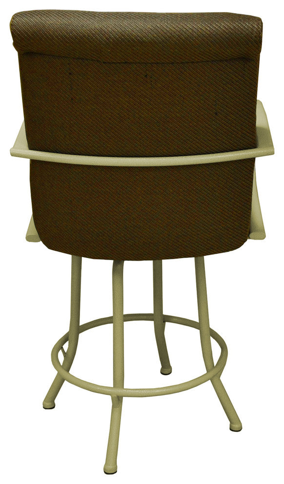 Negev Brown Beige Frame Bar Stool, 26"