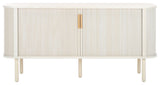 Safavieh Tealla Sideboard/Media Stand, Bleached White/Gold