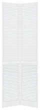 Closet Door, Bi-fold, Kimberly Bay Traditional Louver-Louver White, 80"x30"