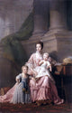 Allan Ramsay Queen Charlotte With her Two Children Wall Decal Print