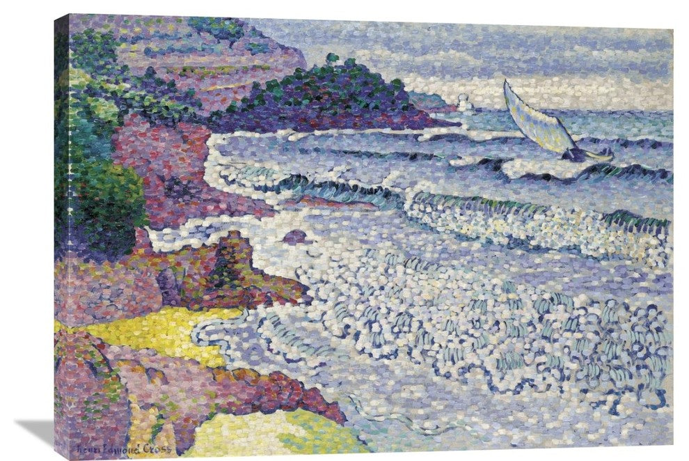 "La Mer Clapotante" Artwork, 36" x 25"
