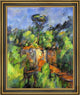 Paul Cezanne The Bibemus Quarry - 20" x 25" Framed Premium Canvas Print