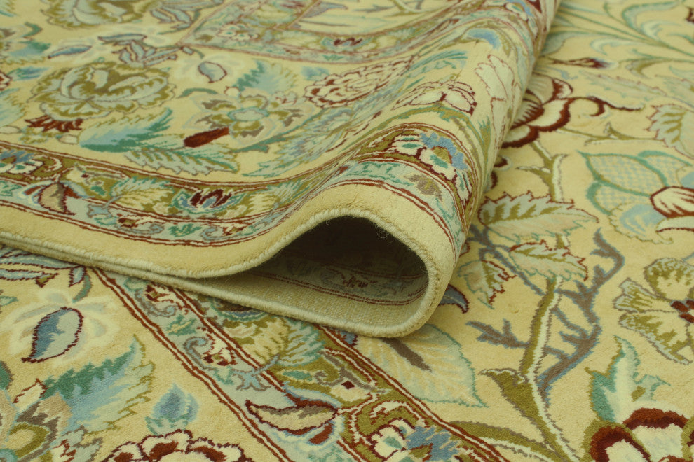 Pak-Persian Summer Light Gold/Gray Rug, 8'11x12'2