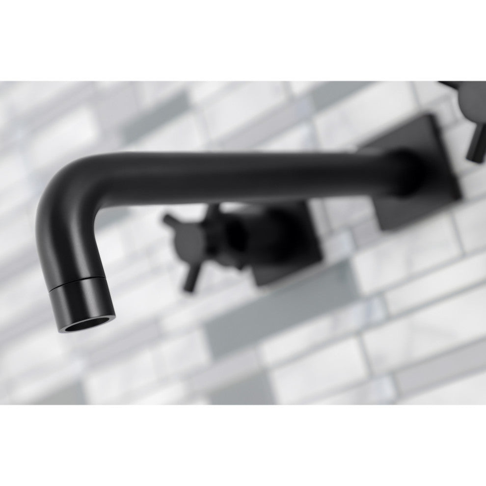 KS6020DX Wall Mount Tub Faucet, Matte Black