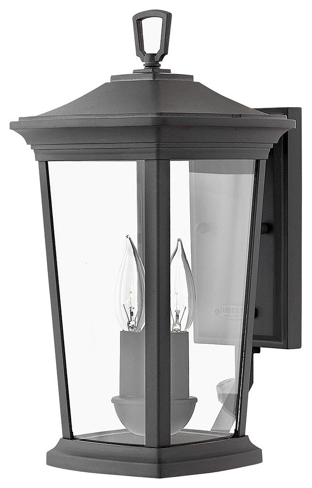 Hinkley Bromley Small Wall Mount Lantern, Museum Black