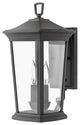 Hinkley Bromley Small Wall Mount Lantern, Museum Black