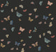 Butterfly House Black Wallpaper