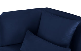 Marquis Velvet Upholstered Set, Navy, Sofa
