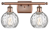 Innovations 516-2W-AC-G1215-6 2 Light Bath Vanity Light, Antique Copper