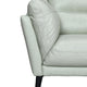 Franz Mint Leather Sofa, Mint