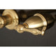 Kingston Brass KS7127NL 8" Center Wall Mount Bathroom Faucet, Brushed Brass