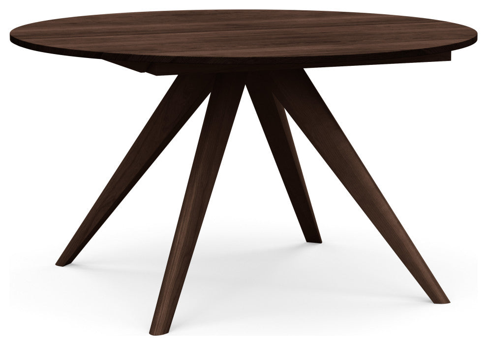 Copeland Catalina Round Extension Table, Smoke Cherry, 54x54