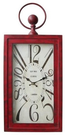 Yosemite Home Decor Wavin' Red Wall Clock