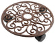 Round Cast Iron Plant Trolley