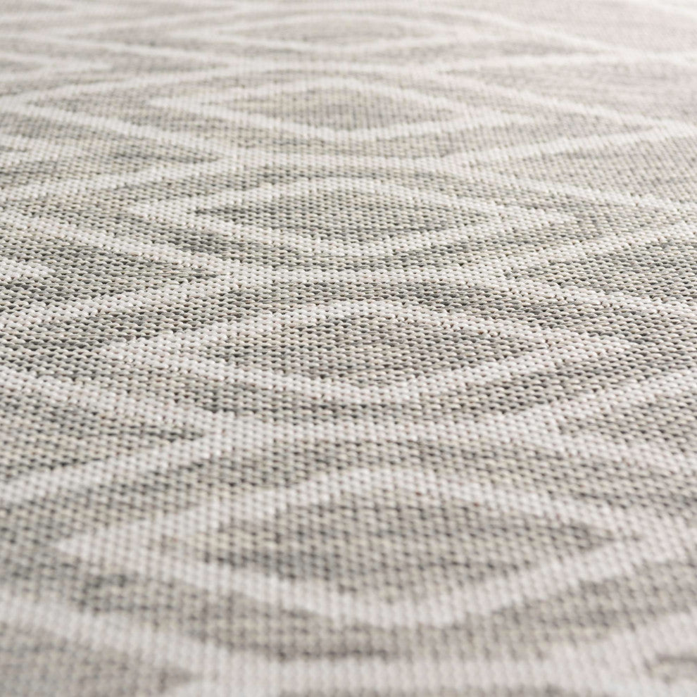 Rug Jill Zarin Jill Zarin Outdoor Gray Rectangular 7' 10 x 10' 0