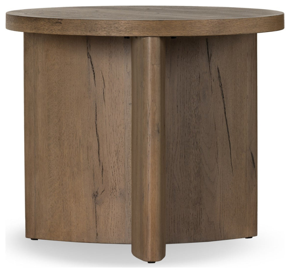 Toli End Table-Wood-Rustic Grey