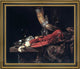Willem Kalf StillLife with DrinkingHorn Framed Premium Canvas Print, 20"x25"
