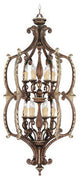 Seville Chandelier, Palatial Bronze With Gilded Accents