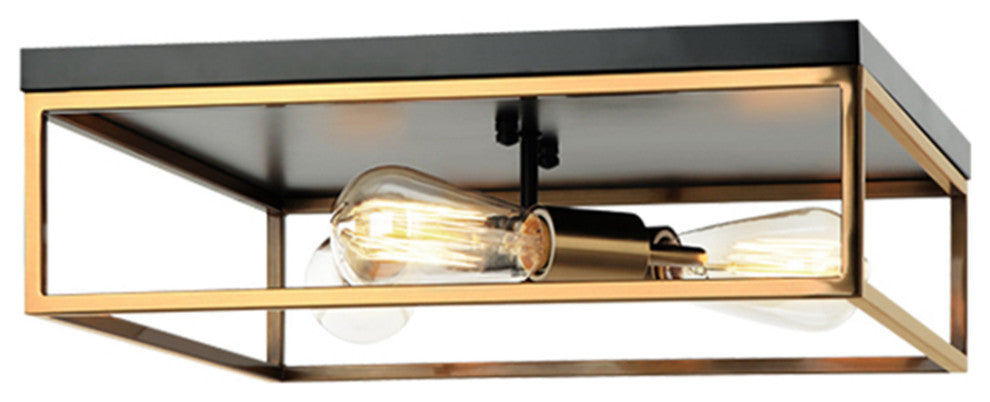 Knox Square 3-Light Flush-Mount