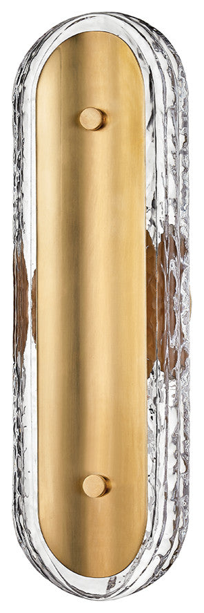 Macau 1-Light Sconce, Vintage Brass